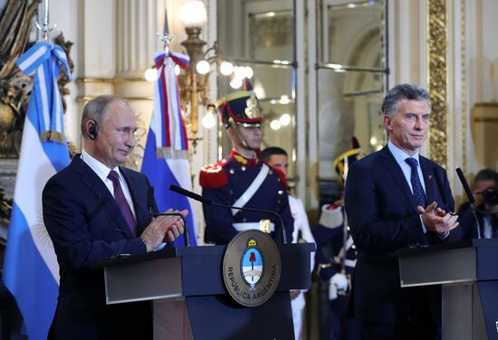 President Vladimir Putin's visit to Argentina. Day two