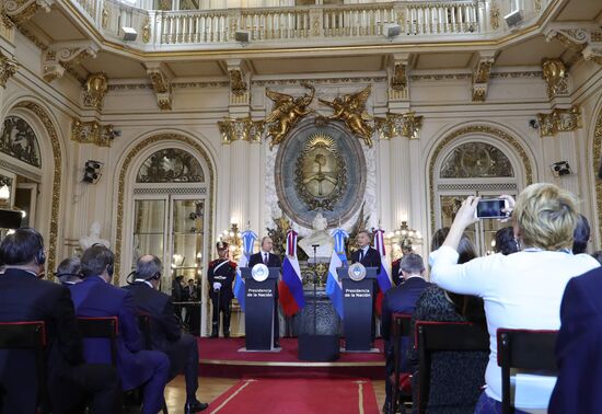 President Vladimir Putin's visit to Argentina. Day two