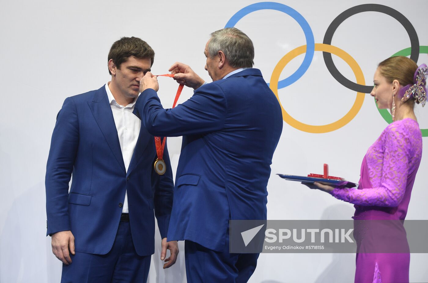 Russia Wrestling Gold Medal