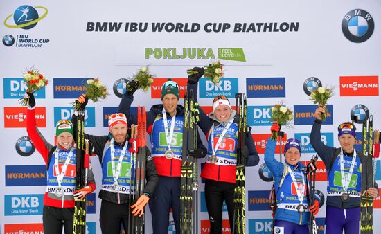 Slovenia Biathlon World Cup Single Mixed Relay