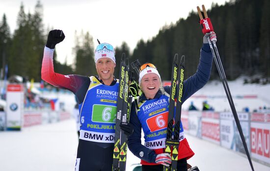 Slovenia Biathlon World Cup Single Mixed Relay