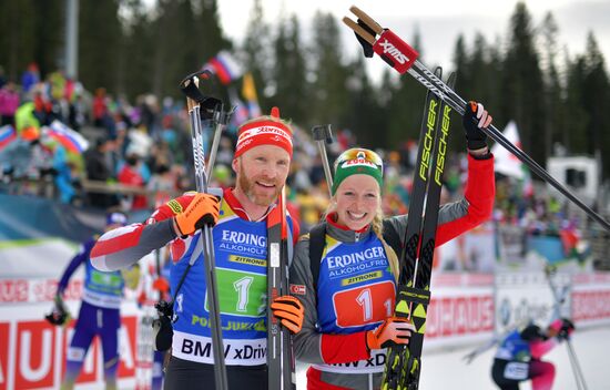 Slovenia Biathlon World Cup Single Mixed Relay