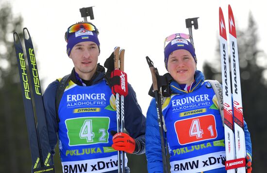 Slovenia Biathlon World Cup Single Mixed Relay