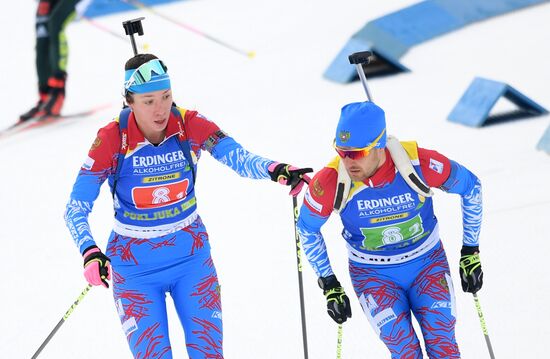 Slovenia Biathlon World Cup Single Mixed Relay
