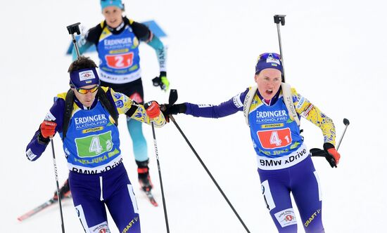 Slovenia Biathlon World Cup Single Mixed Relay