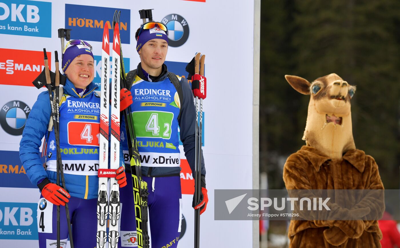 Slovenia Biathlon World Cup Single Mixed Relay