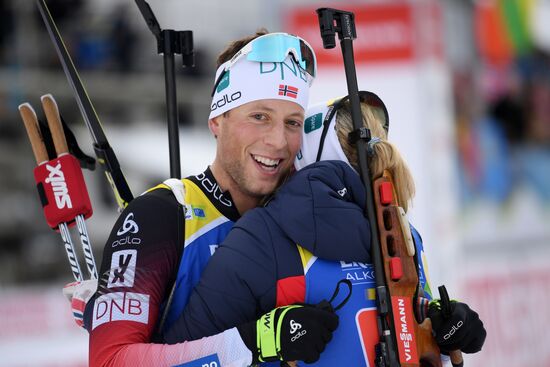 Slovenia Biathlon World Cup Single Mixed Relay