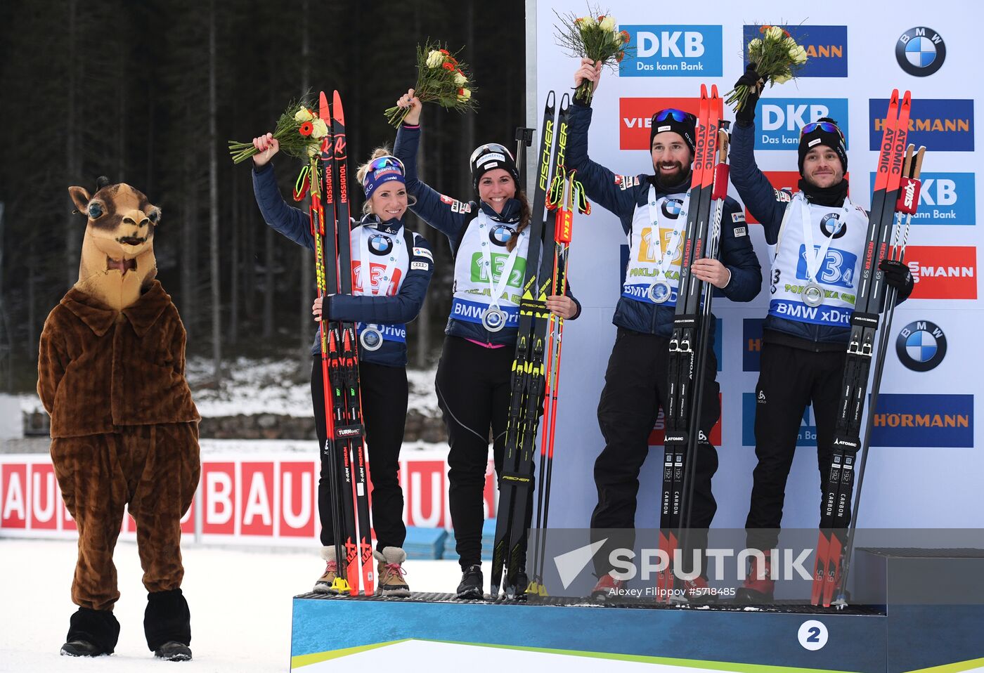 Slovenia Biathlon World Cup Mixed relay