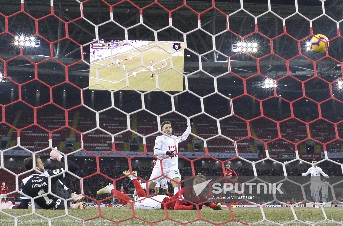 Russia Soccer Premier-League Spartak - Lokomotiv