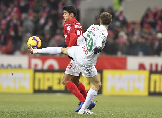 Russia Soccer Premier-League Spartak - Lokomotiv