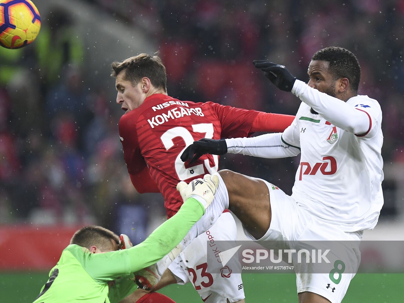 Russia Soccer Premier-League Spartak - Lokomotiv