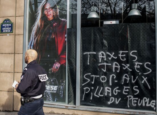France Fuel Prices Protest