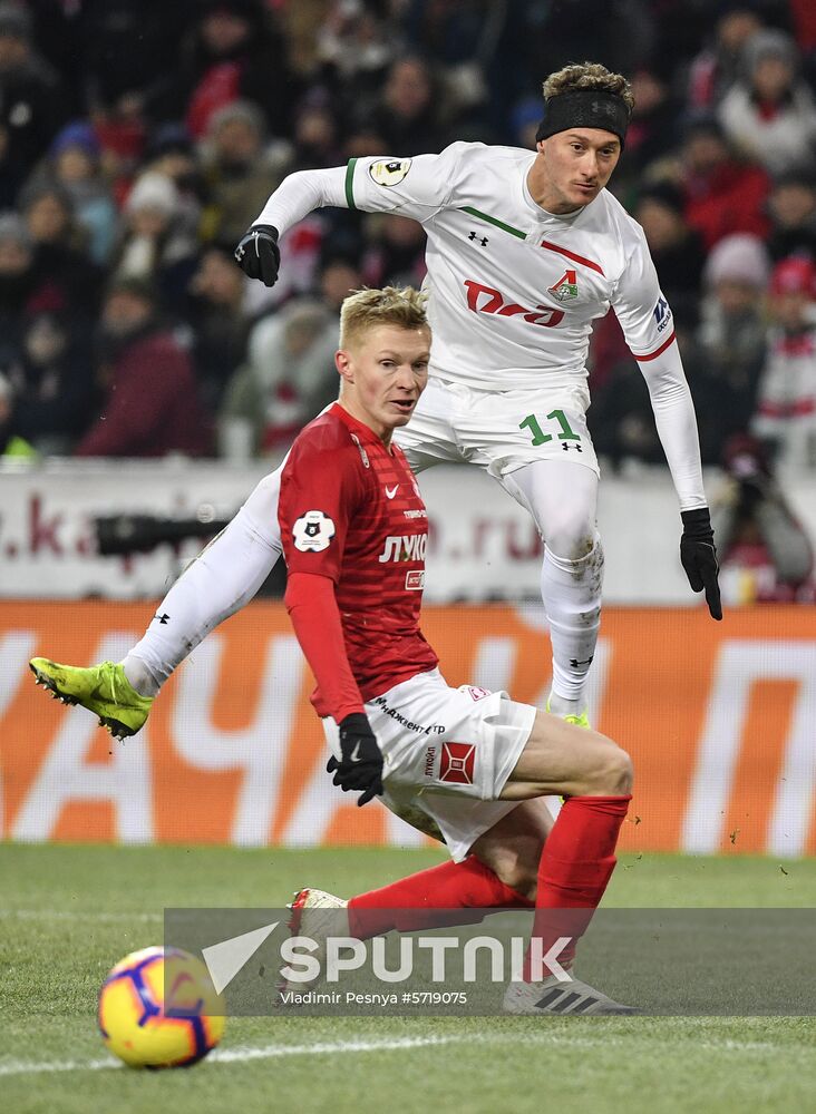 Russia Soccer Premier-League Spartak - Lokomotiv