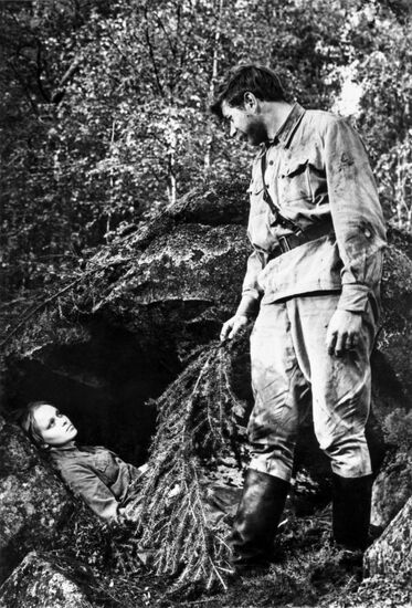 A still from movie, The Dawns Here Are Quiet