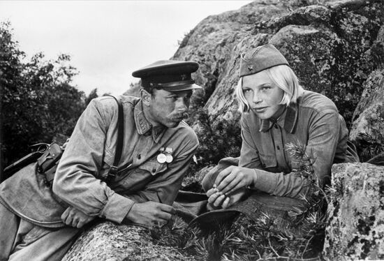 A still from movie, The Dawns Here Are Quiet