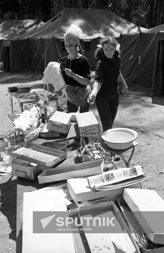 Soviet Union helps Peru after May 31 1970 earthquake