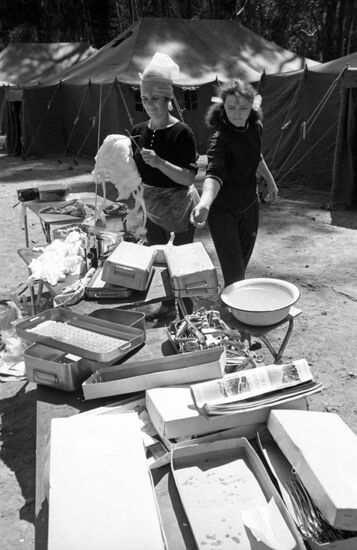 Soviet Union helps Peru after May 31 1970 earthquake