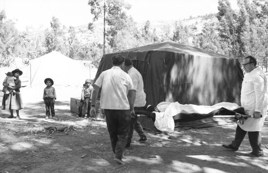 Soviet Union helps Peru after May 31 1970 earthquake