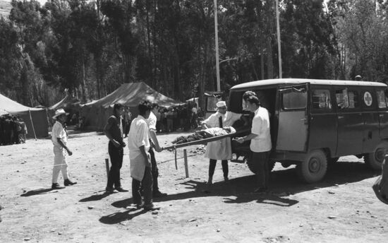 Soviet Union helps Peru after May 31 1970 earthquake