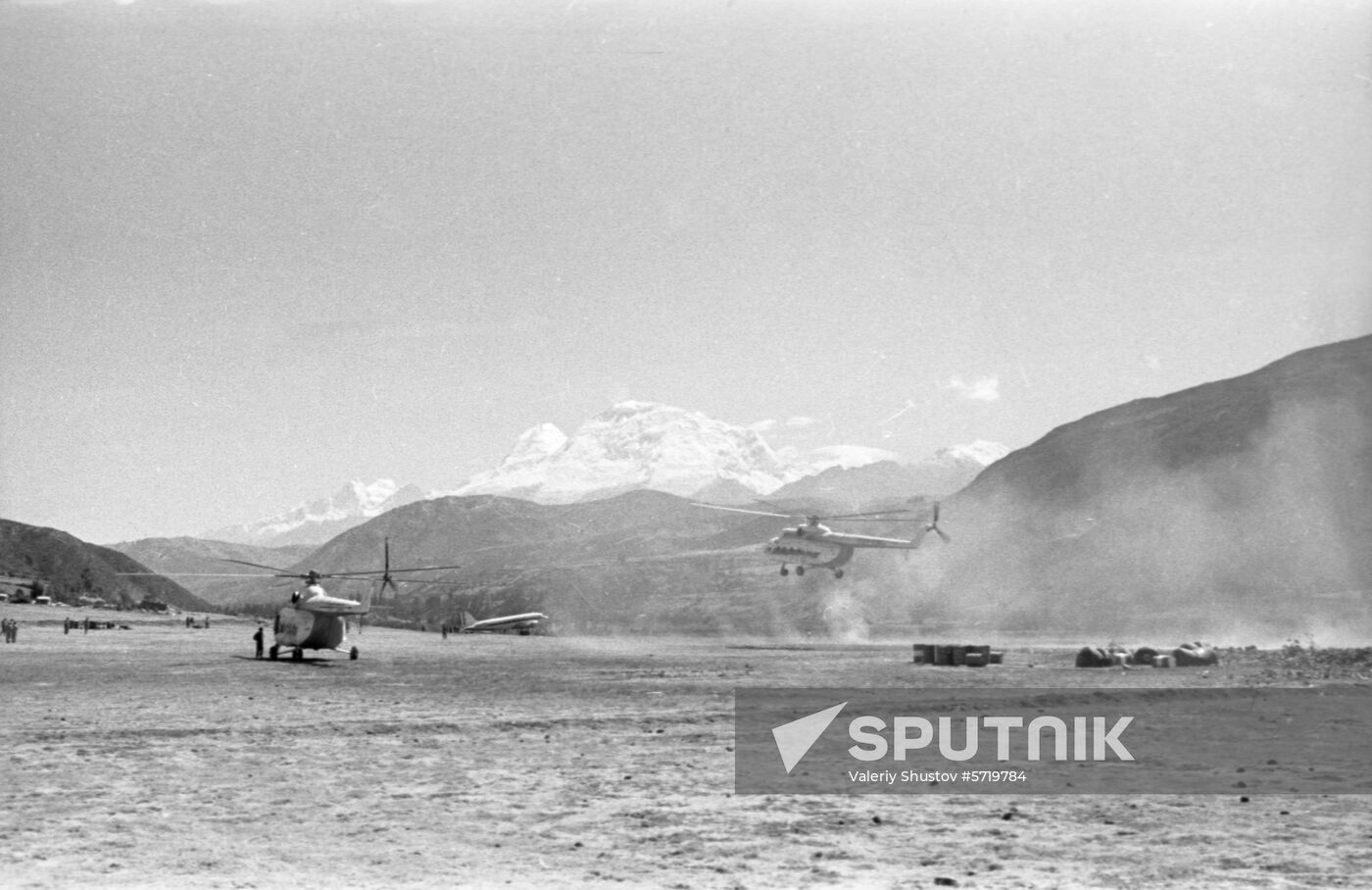 Soviet Union helps Peru after May 31 1970 earthquake