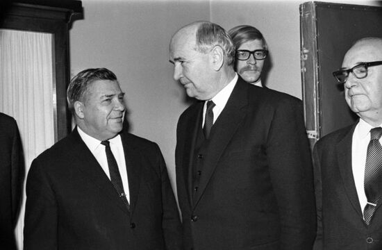 Meeting of fishing industry ministers from Scandinavia and Soviet Union