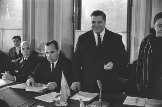 Meeting of fishing industry ministers from Scandinavia and Soviet Union