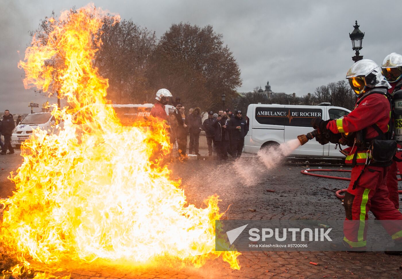 France Ambulance Workers Strike