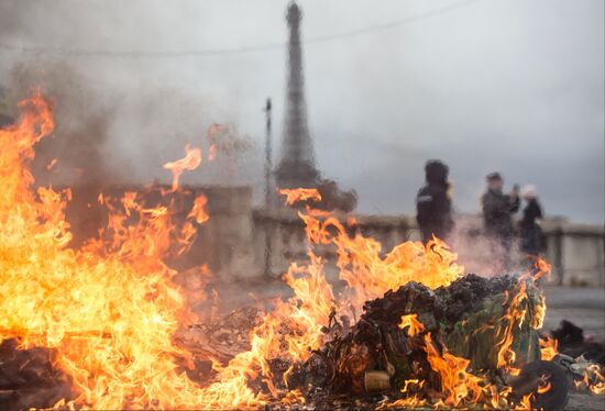 France Ambulance Workers Strike