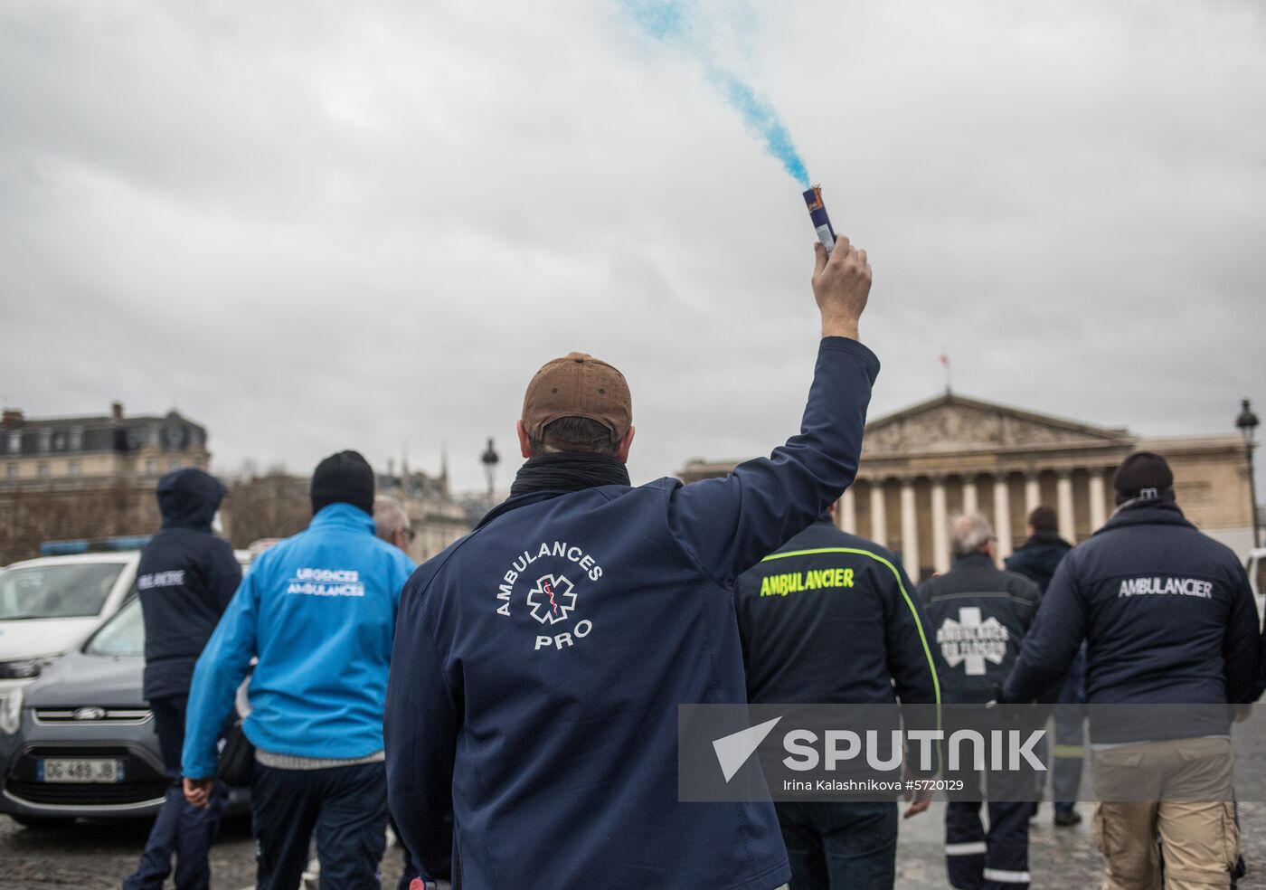 France Ambulance Workers Strike