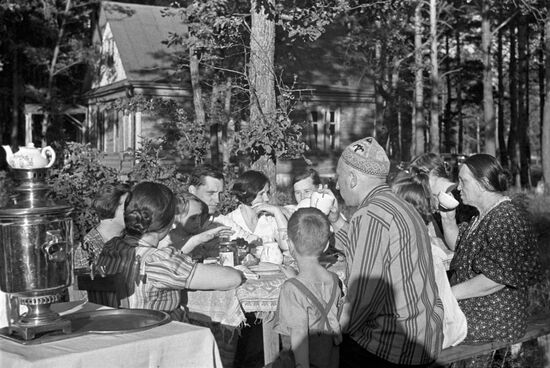 Outdoor tea party