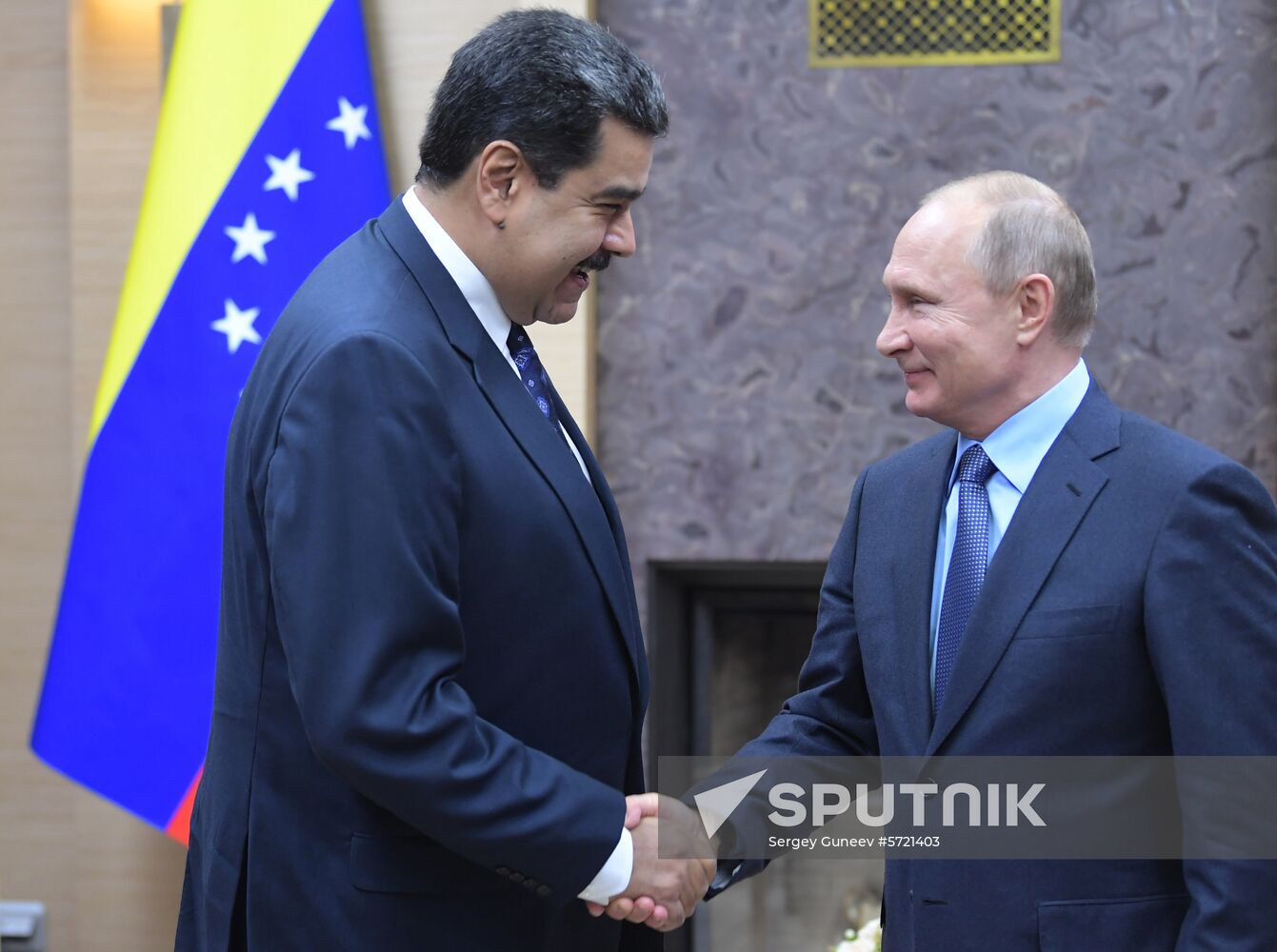 President Vladimir Putin meets with President of Venezuela Nicolas Maduro