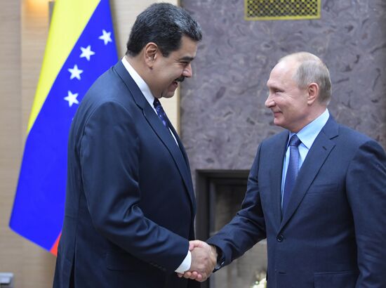 President Vladimir Putin meets with President of Venezuela Nicolas Maduro