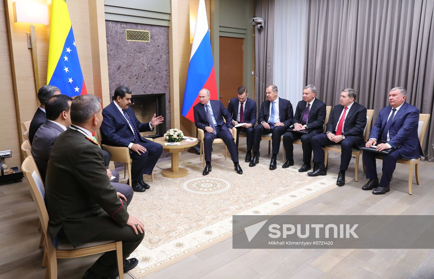 President Vladimir Putin meets with President of Venezuela Nicolas Maduro