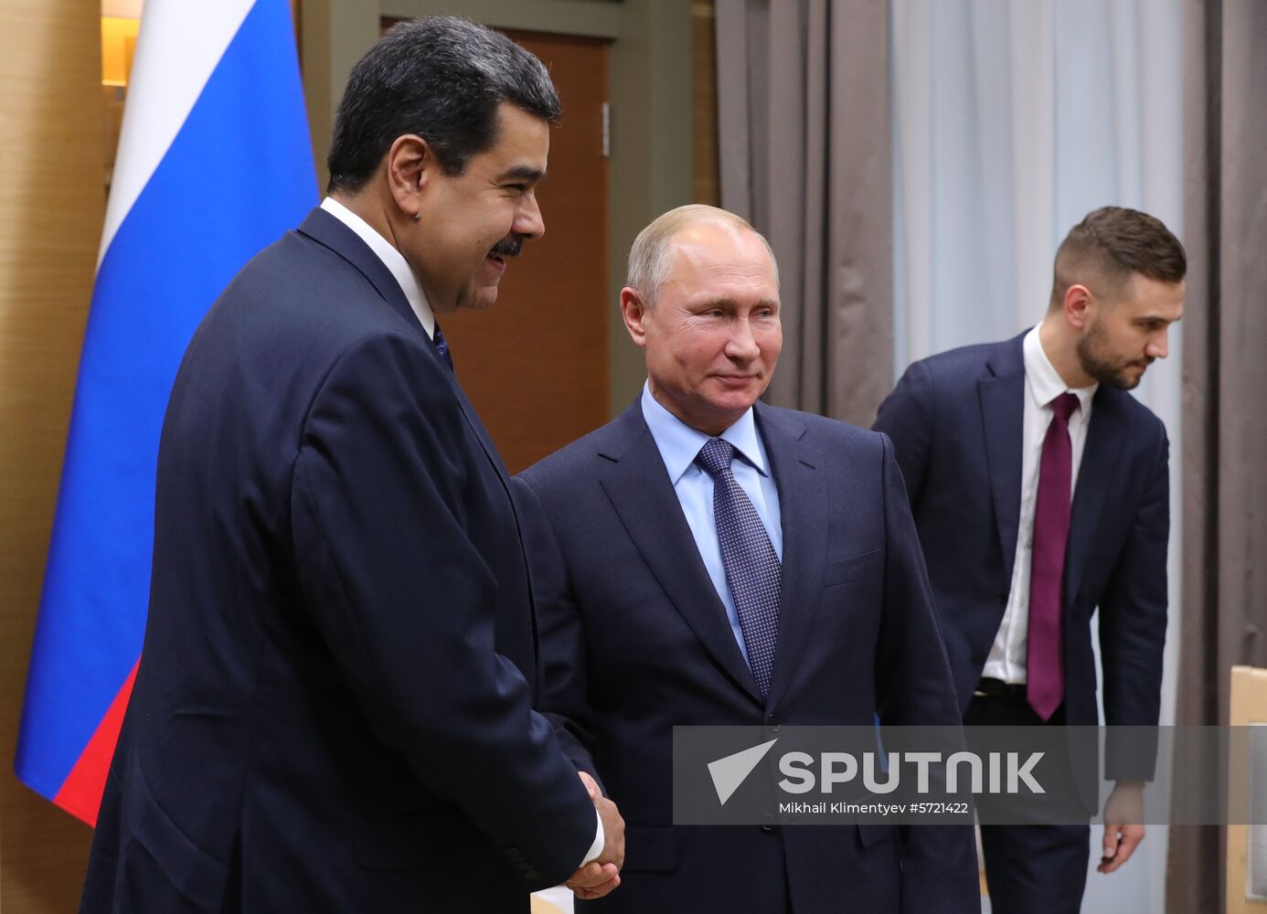 President Vladimir Putin meets with President of Venezuela Nicolas Maduro