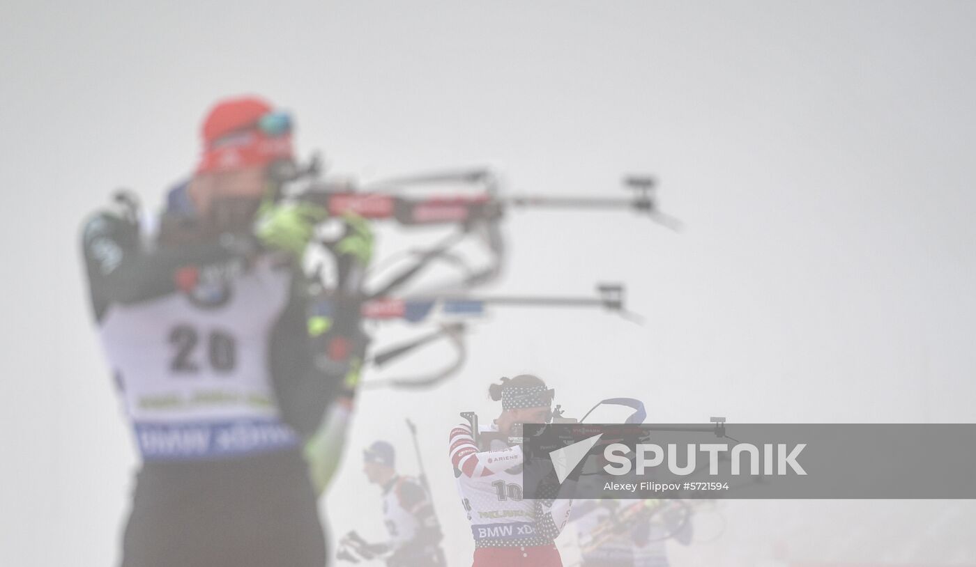 Slovenia Biathlon World Cup Individual Race