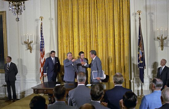 Leonid Brezhnev's official visit to USA