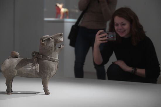 Russia Chinese Sculptures Exhibition