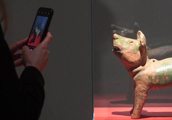 Russia Chinese Sculptures Exhibition