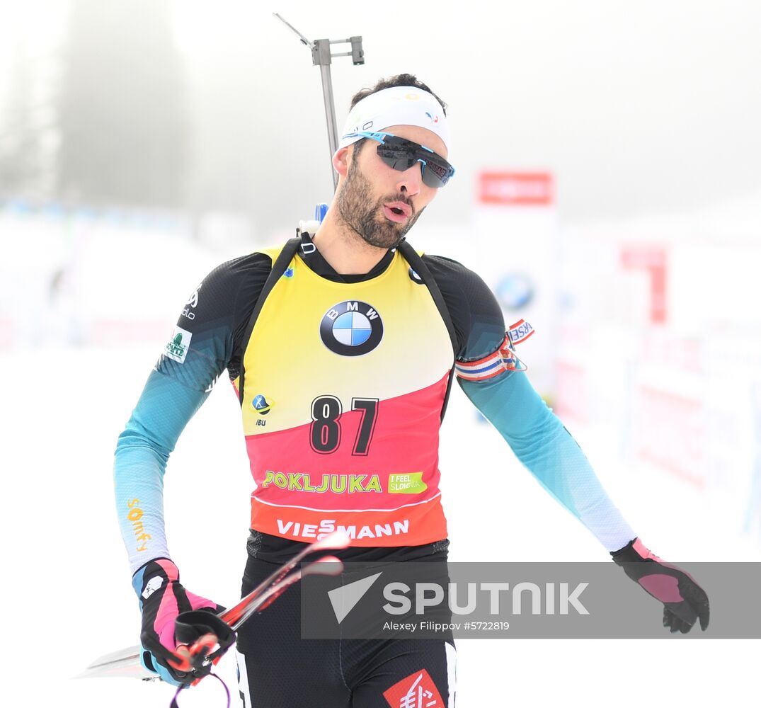 Slovenia Biathlon World Cup Individual Race Men