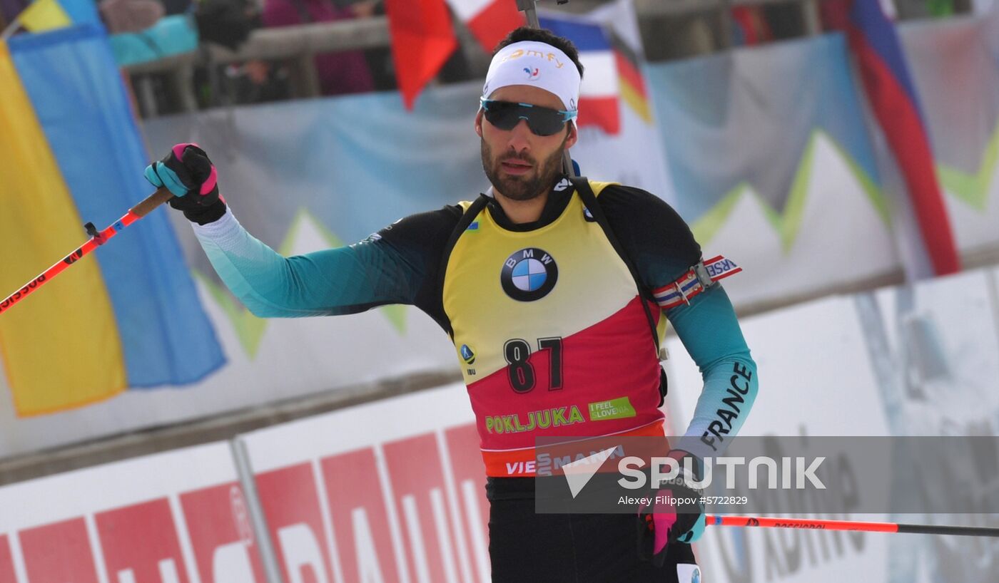 Slovenia Biathlon World Cup Individual Race Men