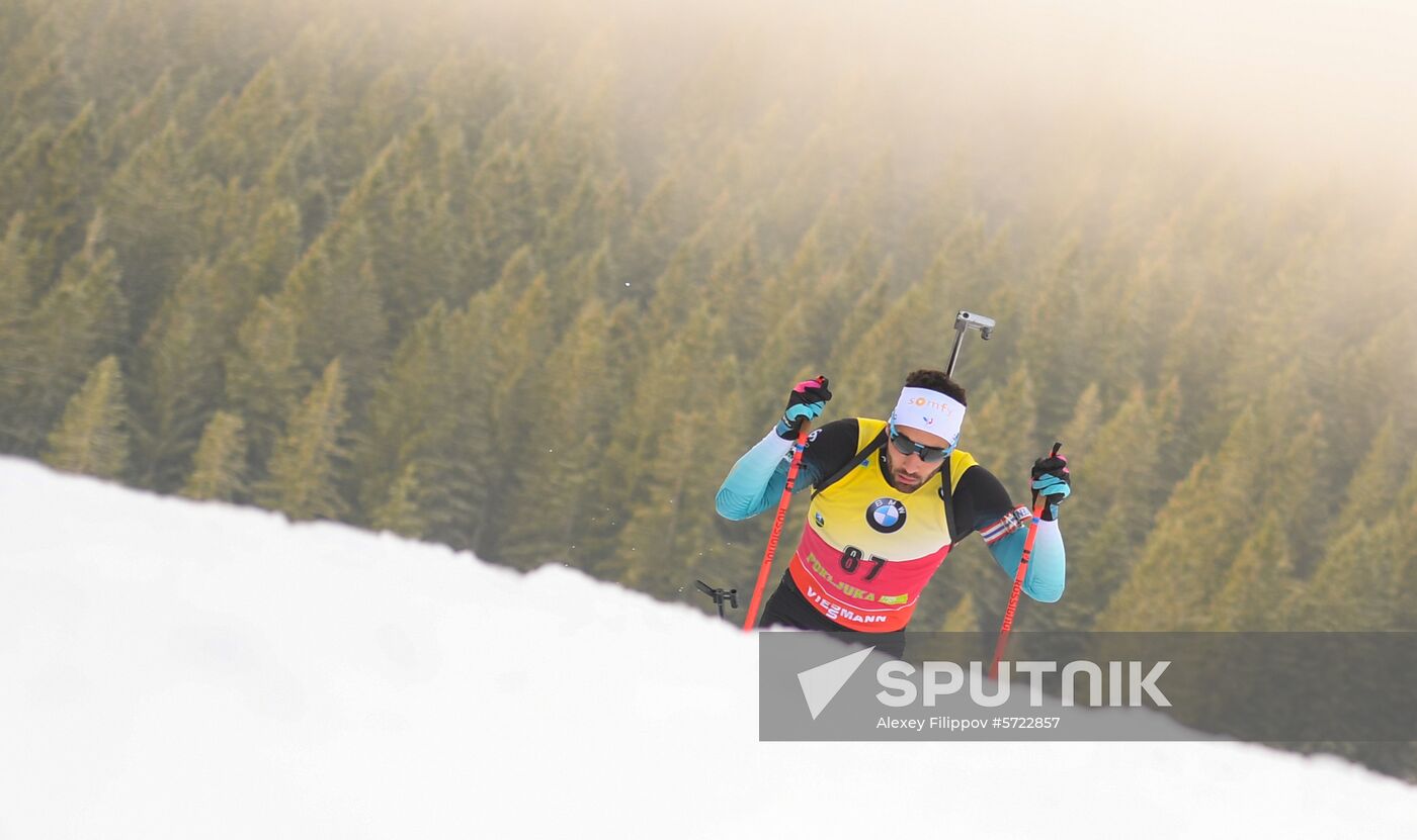 Slovenia Biathlon World Cup Individual Race Men