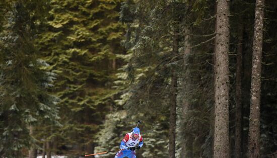 Slovenia Biathlon World Cup Individual Race Men