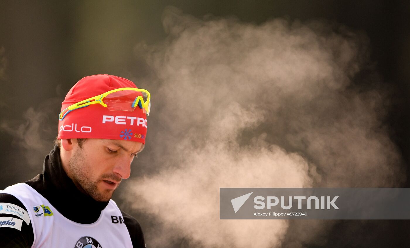 Slovenia Biathlon World Cup Individual Race Men