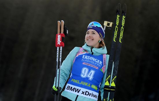 Slovenia Biathlon World Cup Individual Race Women