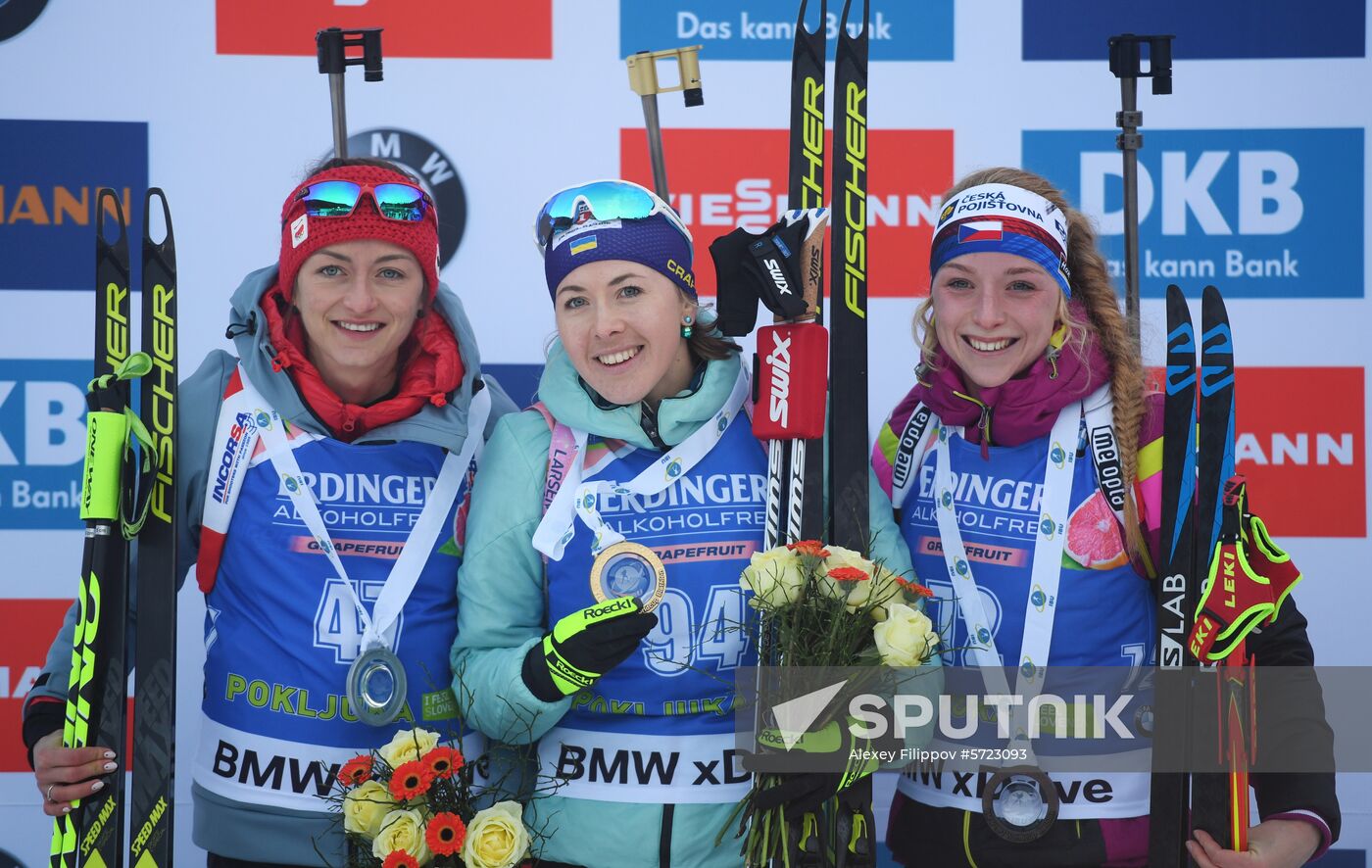 Slovenia Biathlon World Cup Individual Race Women