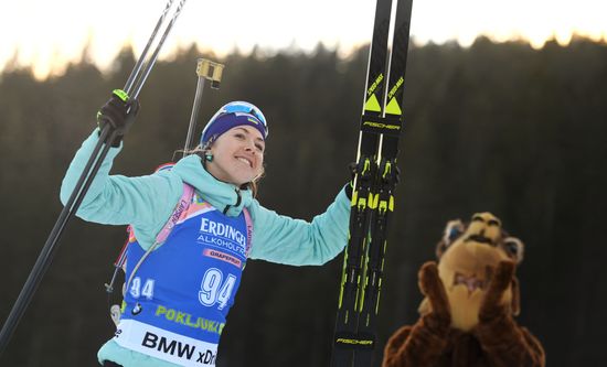 Slovenia Biathlon World Cup Individual Race Women