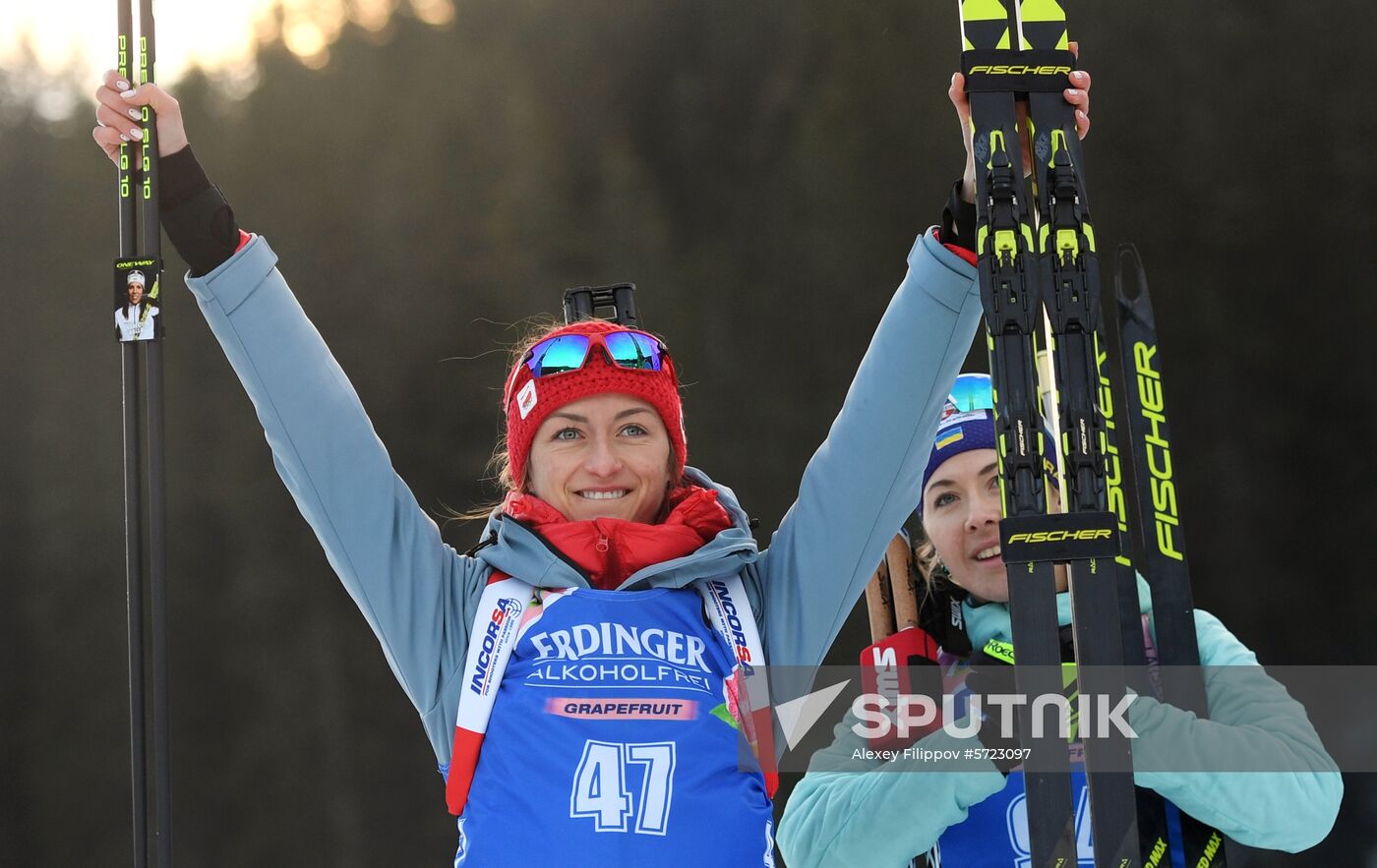 Slovenia Biathlon World Cup Individual Race Women