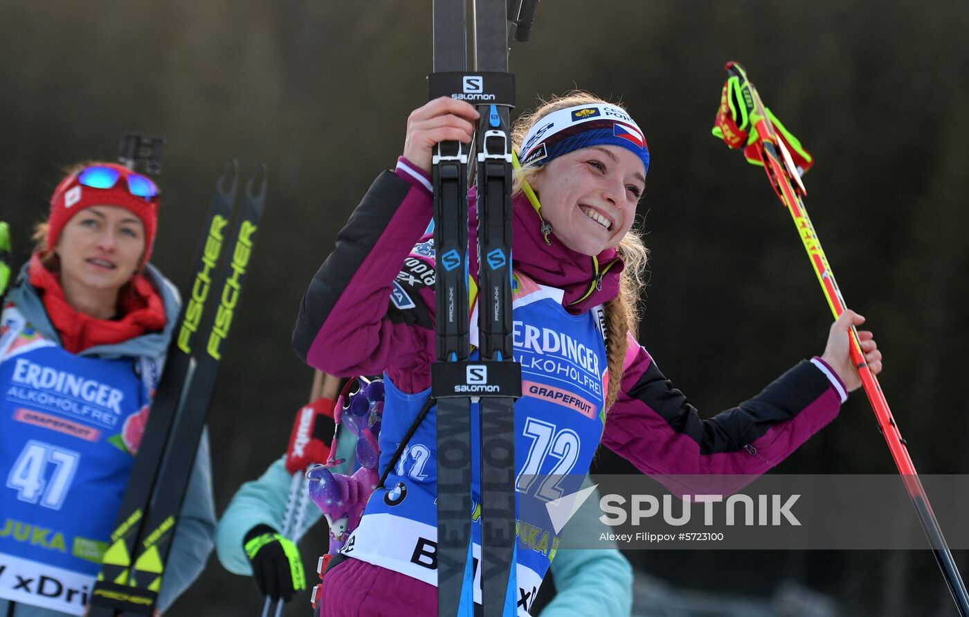 Slovenia Biathlon World Cup Individual Race Women