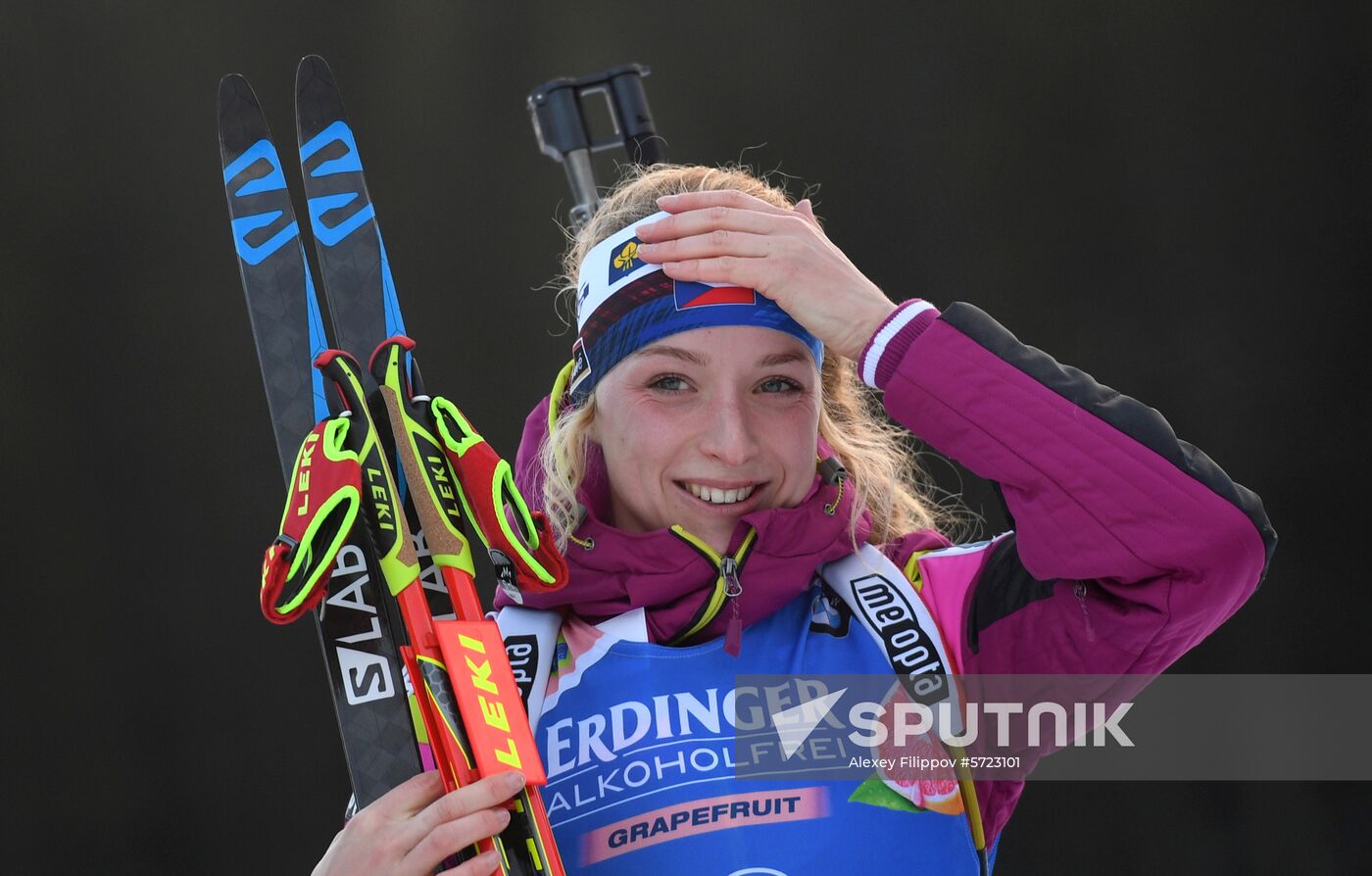 Slovenia Biathlon World Cup Individual Race Women