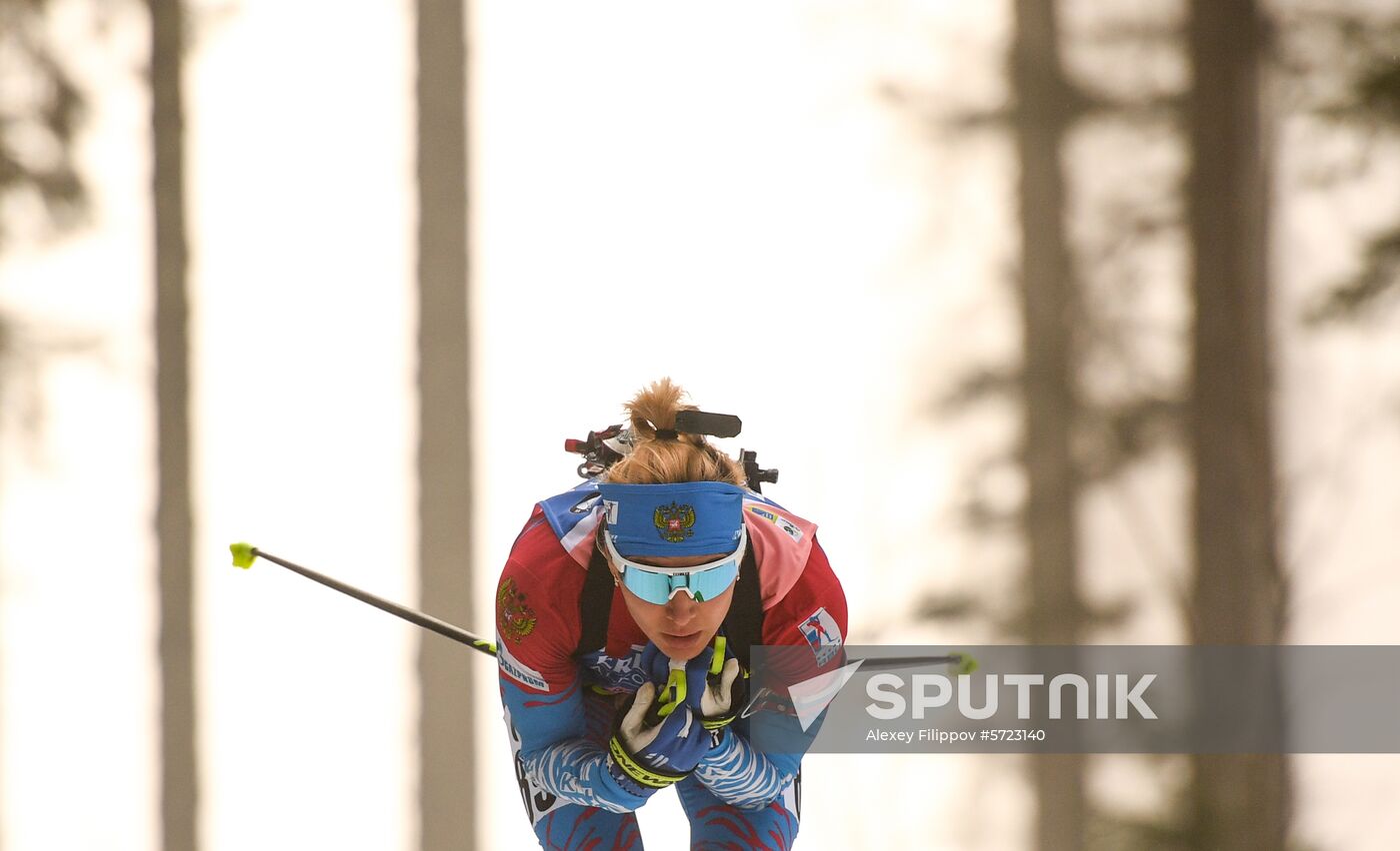 Slovenia Biathlon World Cup Individual Race Women